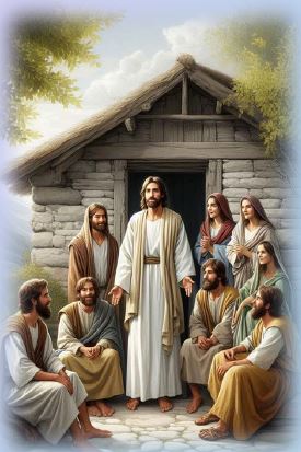 Before the departure of Jesus