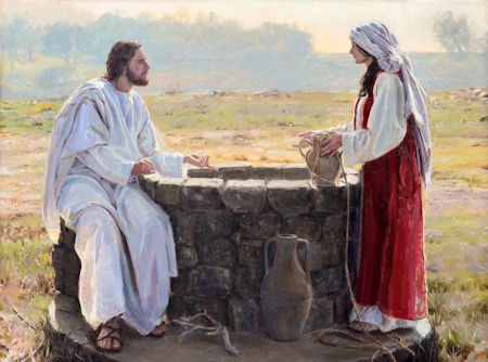 Jesus and the Samaritan woman